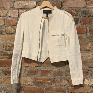 BCBGMAXAZRIA crop jacket size small